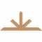 Ekena Millwork Saratoga Timber Gable Bracket, Western Red Cedar, 48"W x 22"H x 3 1/2"D x 3 1/2"F, 11/12 Pitch GBW048X22X0404SAR00SWR - alternate 1